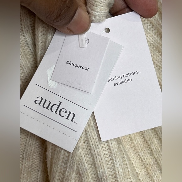 NWT Auden Women's Sweater Pajama Tank Top - Oatmeal - Size XXL - Picture 3 of 6